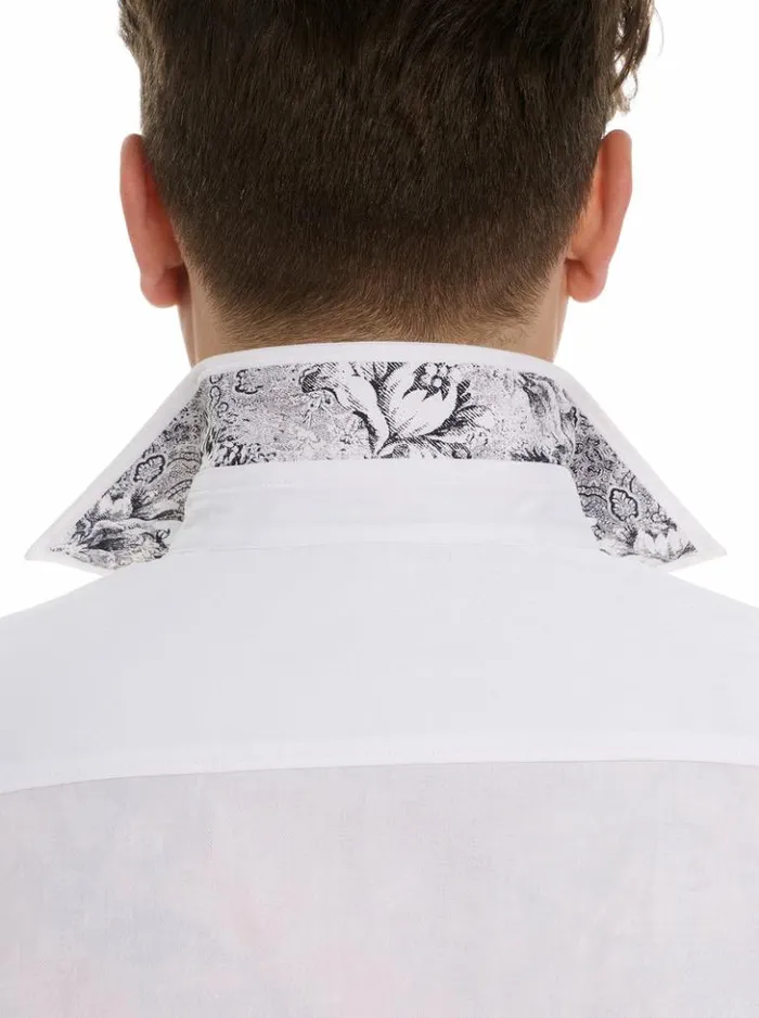 Men Robert Graham Button Down Shirts Clarion Long Sleeve Button Down Shirt White