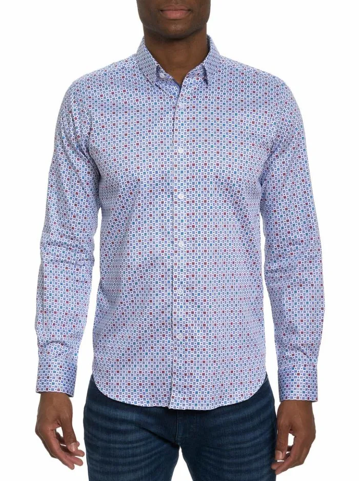 Men Robert Graham Button Down Shirts Favre Long Sleeve Button Down Shirt Multi