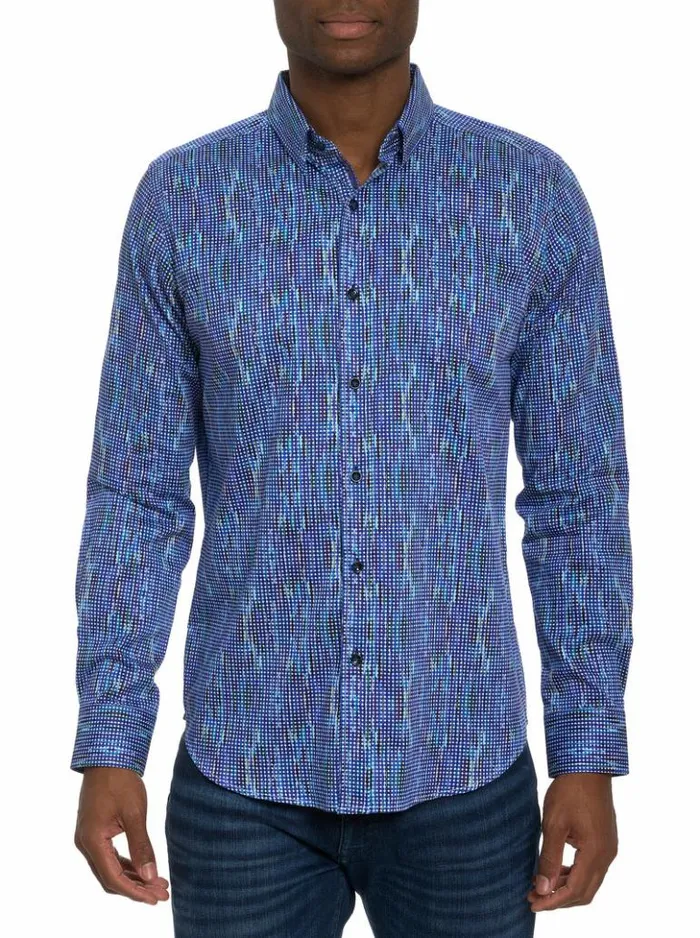 Men Robert Graham Button Down Shirts Frankhauser Long Sleeve Button Down Shirt Multi