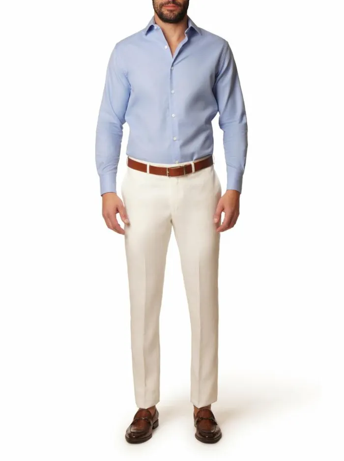 Men Robert Graham Button Down Shirts Kane Dress Shirt Lightblue