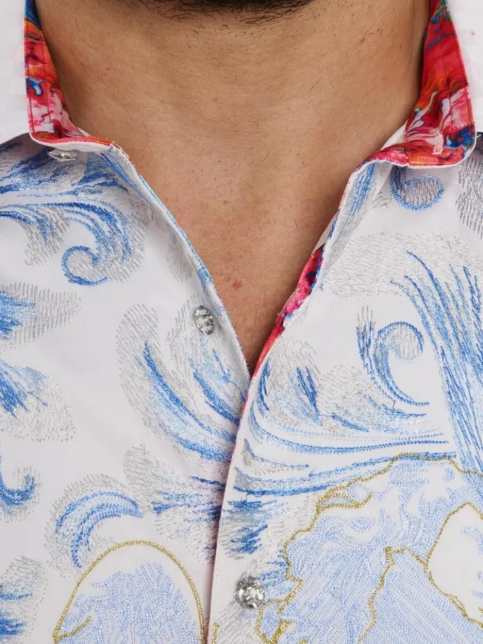 Men Robert Graham Button Down Shirts Limited Edition Behind The Wheel Long Sleeve Button Down Shirt Classic