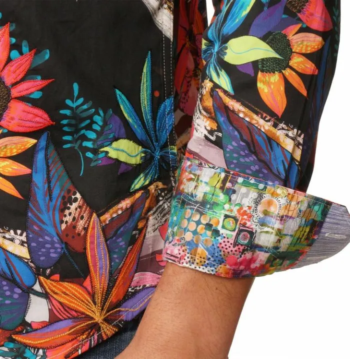 Men Robert Graham Button Down Shirts The Lucerne Long Sleeve Button Down Shirt Multi
