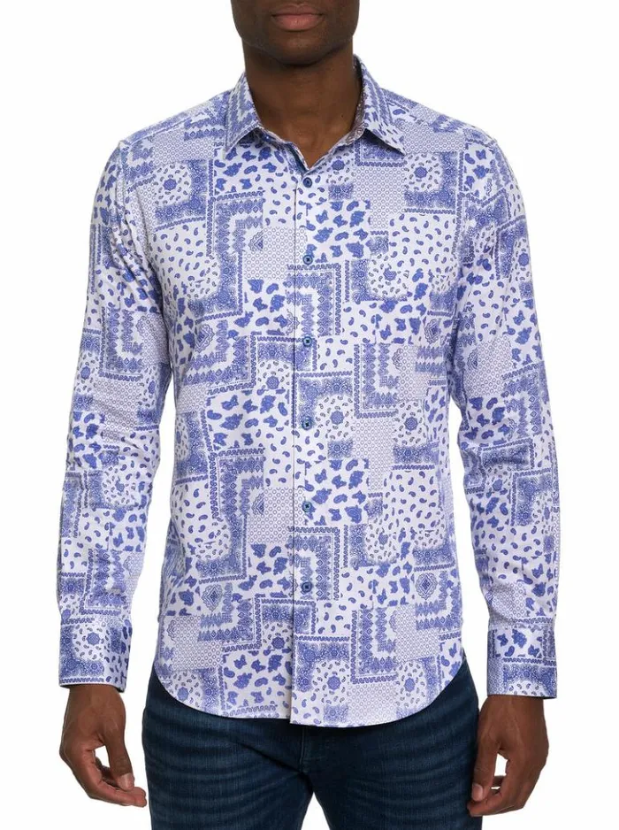 Men Robert Graham Button Down Shirts Vittoria Long Sleeve Button Down Shirt Multi