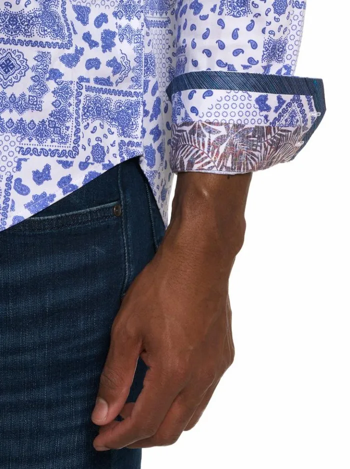 Men Robert Graham Button Down Shirts Vittoria Long Sleeve Button Down Shirt Multi