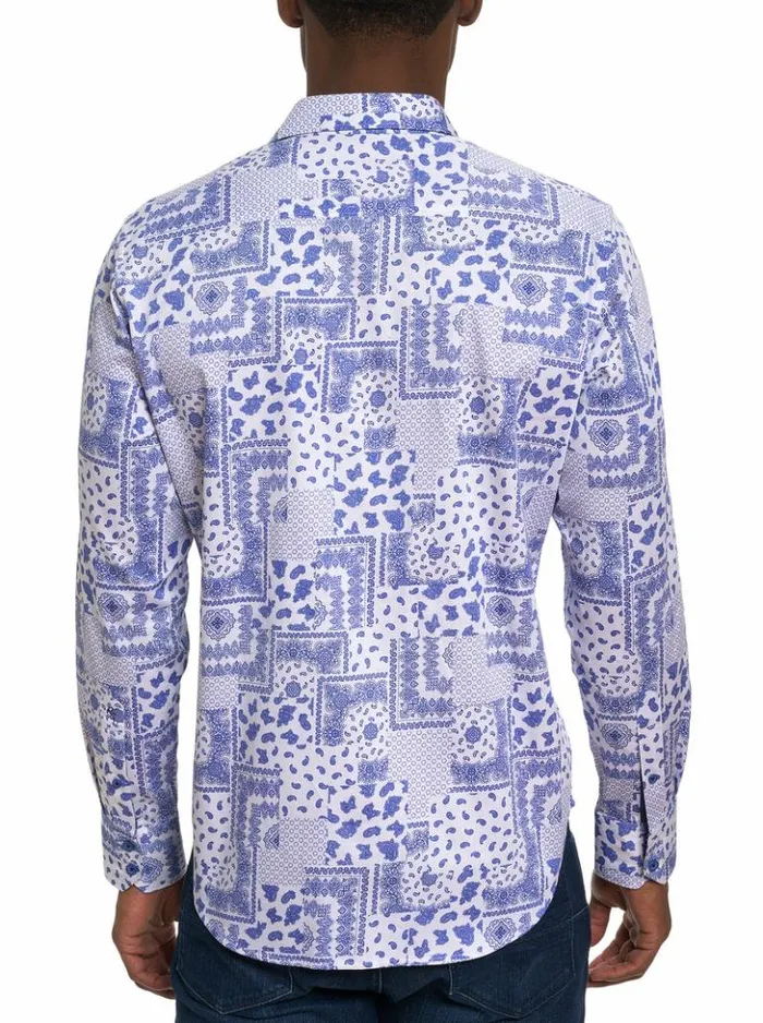 Men Robert Graham Button Down Shirts Vittoria Long Sleeve Button Down Shirt Multi