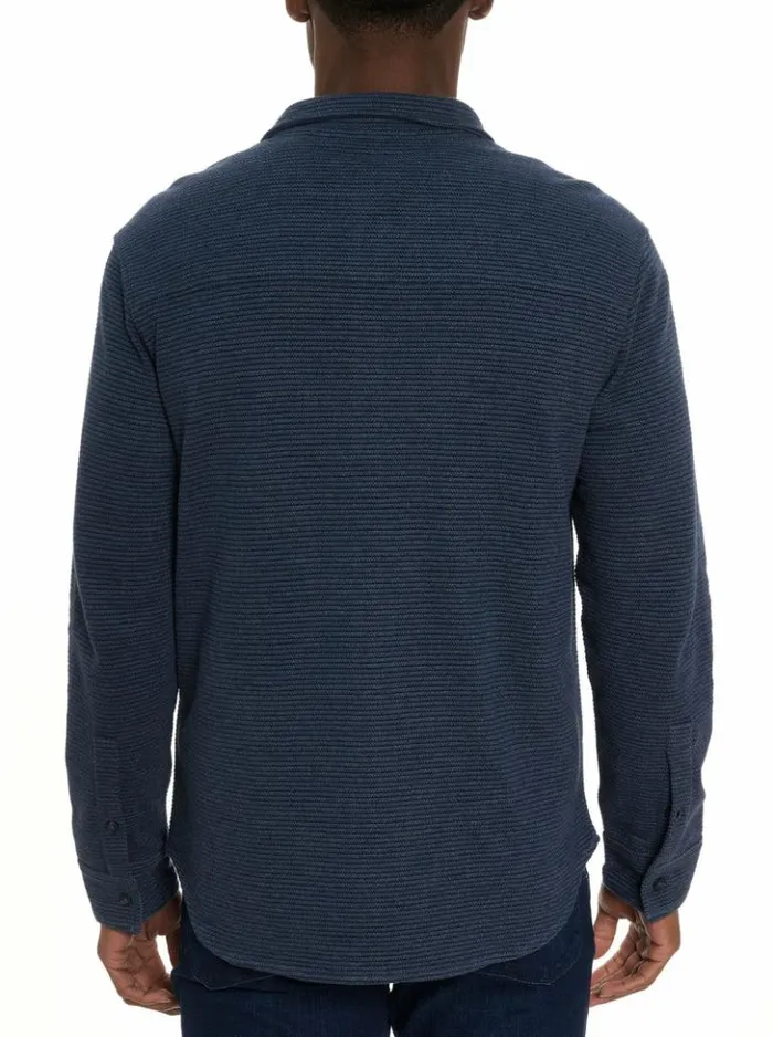 Men Robert Graham Outerwear Brunner Long Sleeve Knit Offwhite