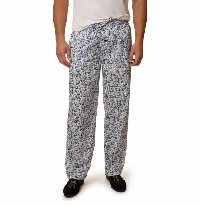 Men Robert Graham Pajamas and Underwear Royal Rg Sateen Pj Pant Blue