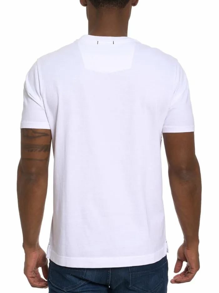 Men Robert Graham Polos and TShirts Crown Royale TShirt White
