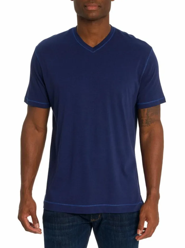 Men Robert Graham Polos and TShirts Eastwood TShirt Black