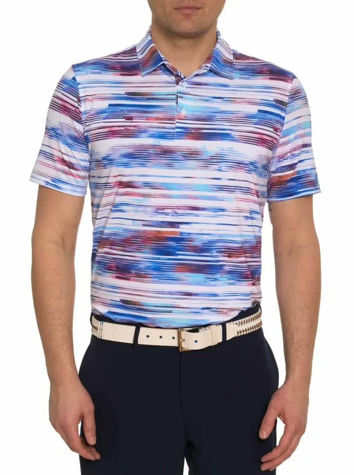 Men Robert Graham Polos and TShirts Watzmann Polo White