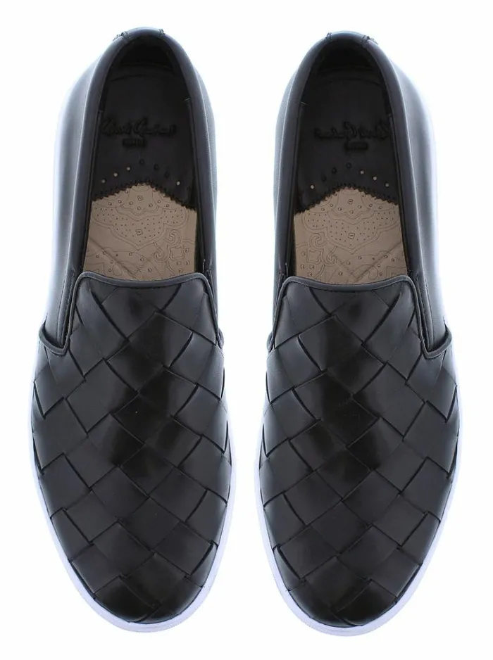 Men Robert Graham Shoes Erosion Slip On Sneaker Black