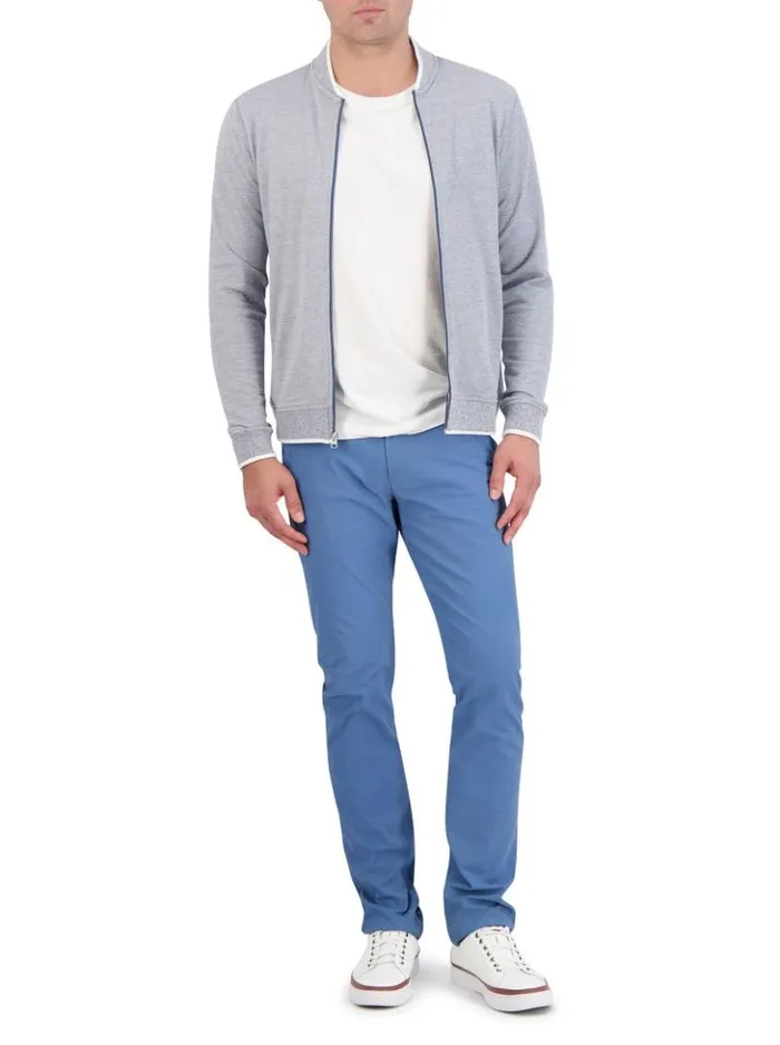 Men Robert Graham Sweaters and Knits Ackerman Long Sleeve Knit Blue