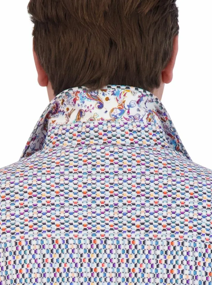 Men Robert Graham Sweaters and Knits Flamenco Motion Short Sleeve Knit Shirt Multi