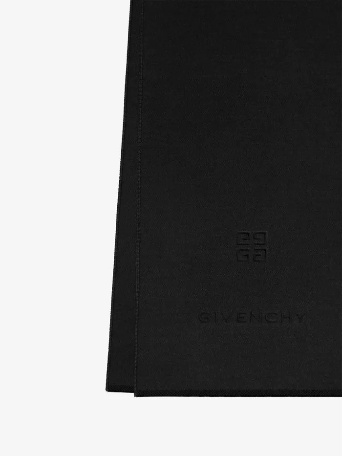 Men Scarves and Ties Givenchy GIVENCHY 4G Scarf In Wool And Cashmere Black Men Scarves and Ties Givenchy GIVENCHY 4G Scarf In Wool And Cashmere Black