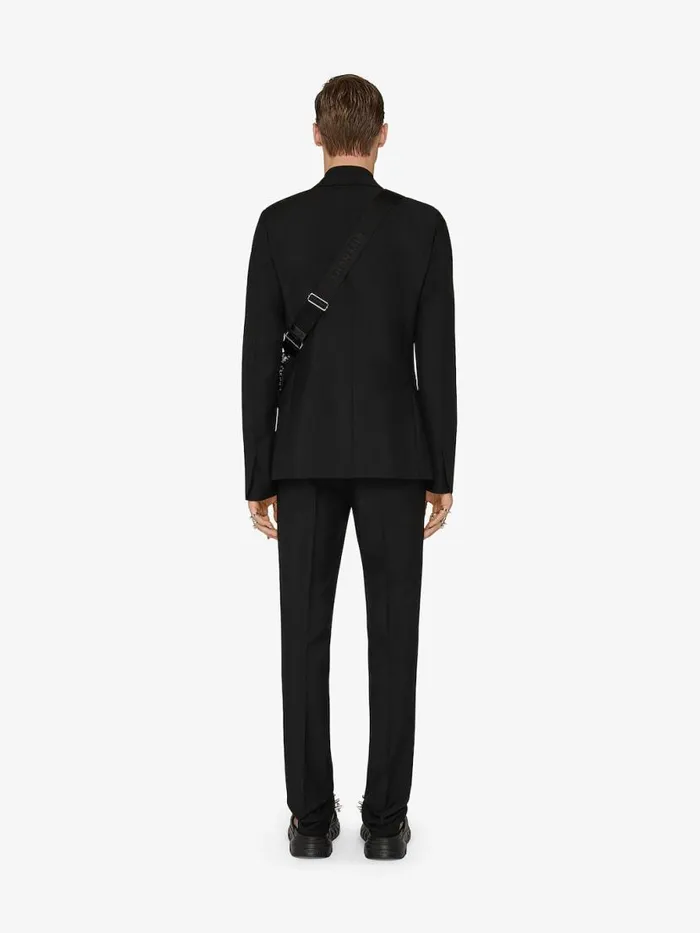 Men Shirts Givenchy Shirt In Poplin With Collar Details Black