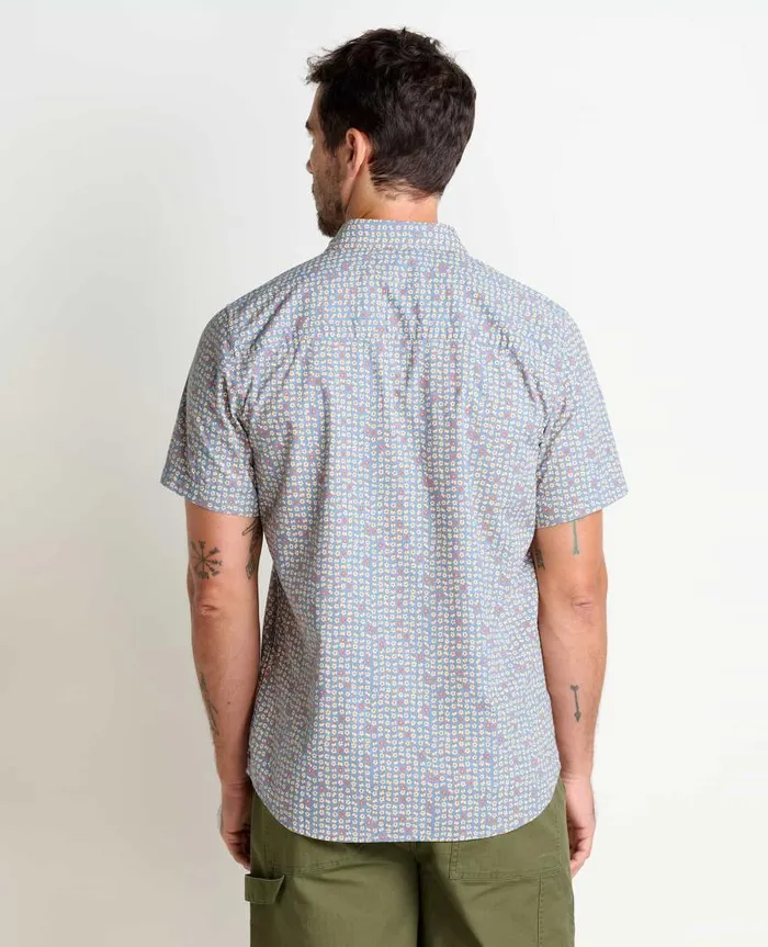 Men Shirts Toad and Co Fletch Short Sleeve Shirt North Shore Ditsy Print