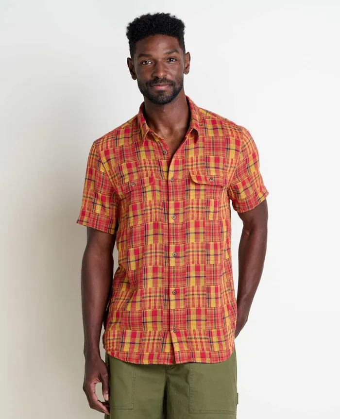Men Shirts Toad and Co Patcher Shirt Cinnabar