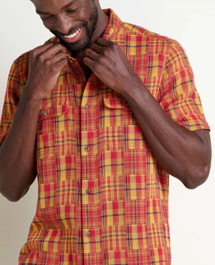 Men Shirts Toad and Co Patcher Shirt Cinnabar