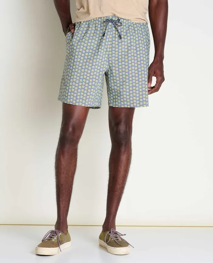 Men Shorts Toad and Co Boundless PullOn Short North Shore Geo Print Ii