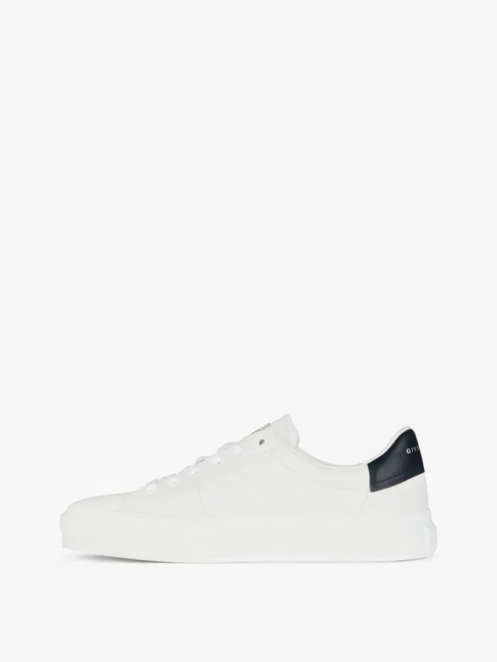Men Sneakers Givenchy City Sport Sneakers In Leather Whitenavy Men Sneakers Givenchy City Sport Sneakers In Leather Whitenavy