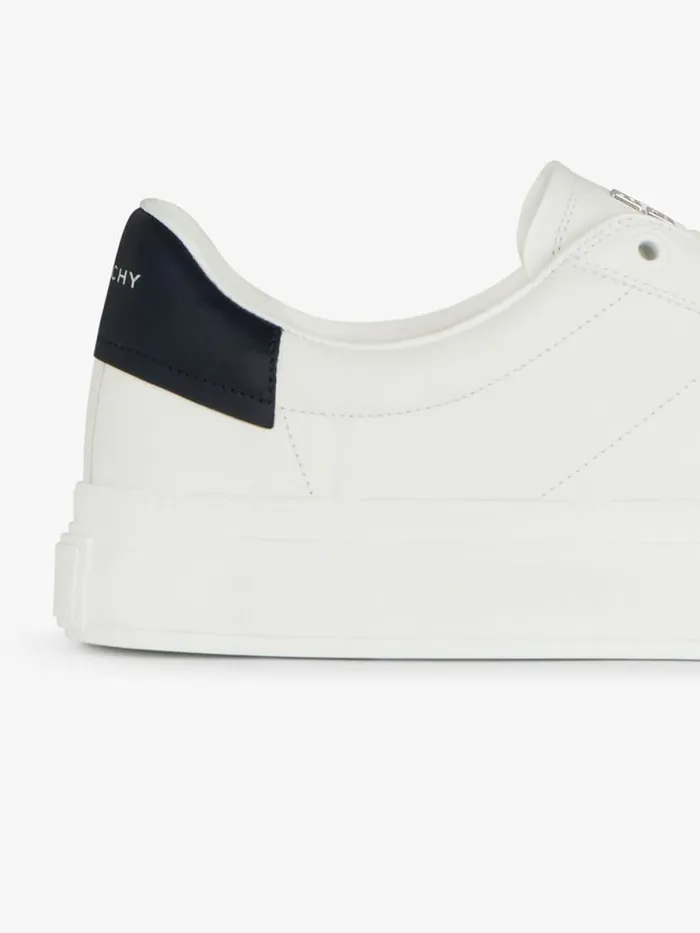 Men Sneakers Givenchy City Sport Sneakers In Leather Whitenavy Men Sneakers Givenchy City Sport Sneakers In Leather Whitenavy