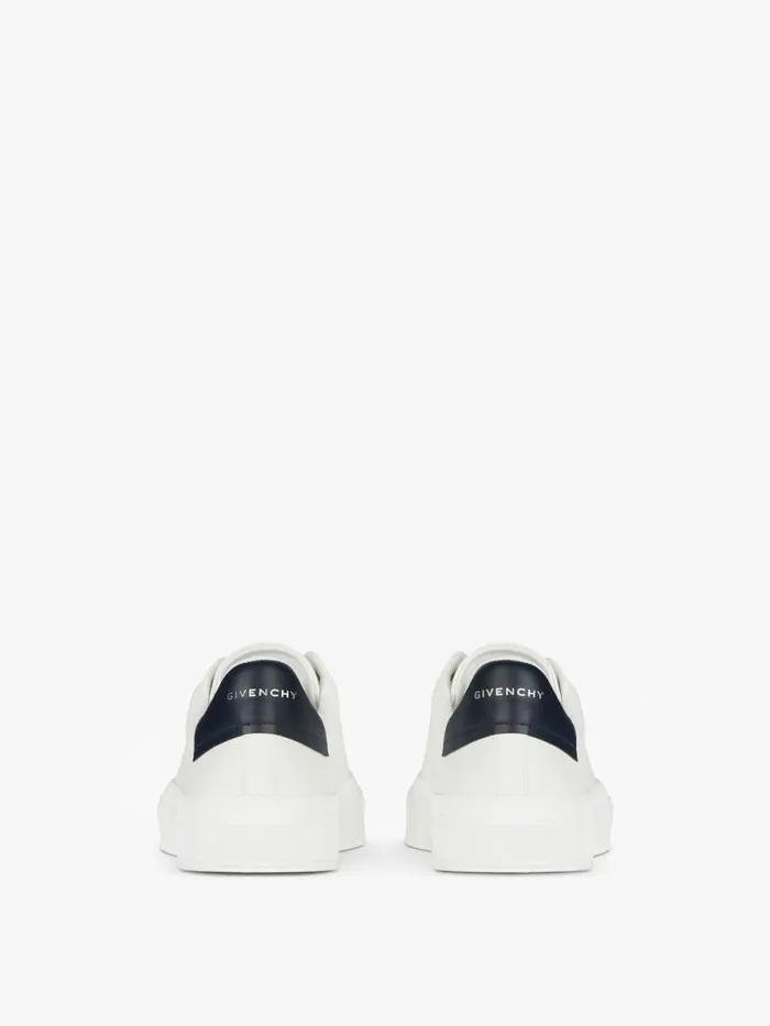 Men Sneakers Givenchy City Sport Sneakers In Leather Whitenavy Men Sneakers Givenchy City Sport Sneakers In Leather Whitenavy