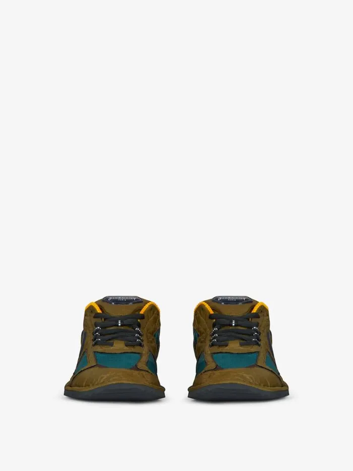 Men Sneakers Givenchy Flat Sneakers In Synthetic Fiber Green Men Sneakers Givenchy Flat Sneakers In Synthetic Fiber Green