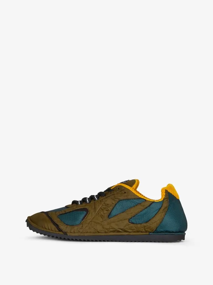 Men Sneakers Givenchy Flat Sneakers In Synthetic Fiber Green Men Sneakers Givenchy Flat Sneakers In Synthetic Fiber Green