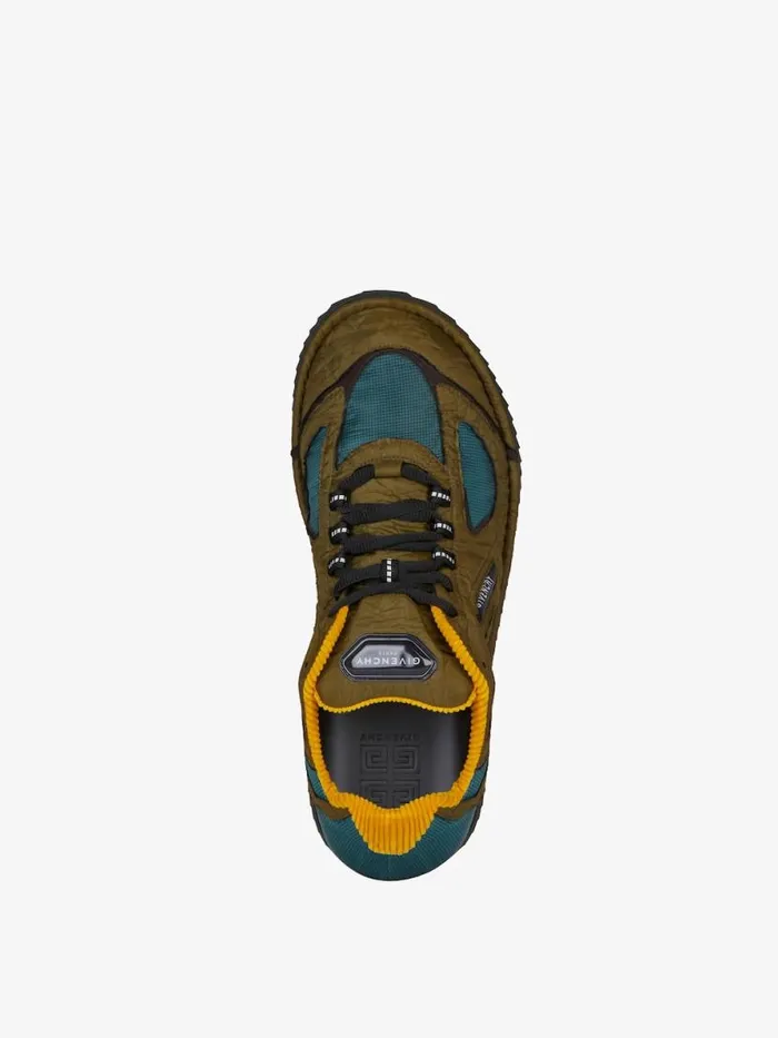 Men Sneakers Givenchy Flat Sneakers In Synthetic Fiber Green Men Sneakers Givenchy Flat Sneakers In Synthetic Fiber Green