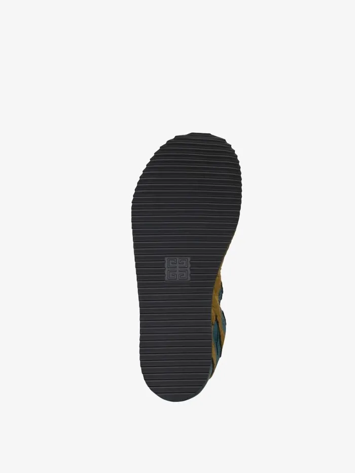Men Sneakers Givenchy Flat Sneakers In Synthetic Fiber Green Men Sneakers Givenchy Flat Sneakers In Synthetic Fiber Green