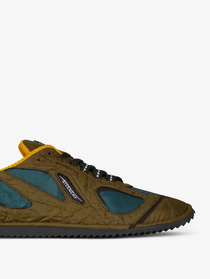 Men Sneakers Givenchy Flat Sneakers In Synthetic Fiber Green Men Sneakers Givenchy Flat Sneakers In Synthetic Fiber Green
