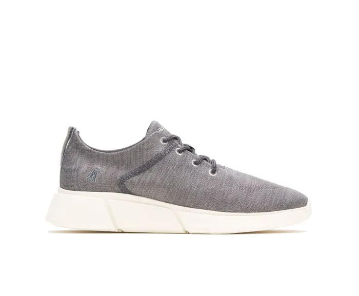 Men Sneakers Hush Puppies Cooper Lace Up Grey Heathered