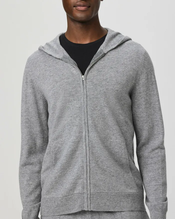 Men Swanson Full Zip Sweater 8211 Tesoro Cashmere Sweaters and Sweatshirts PAIGE