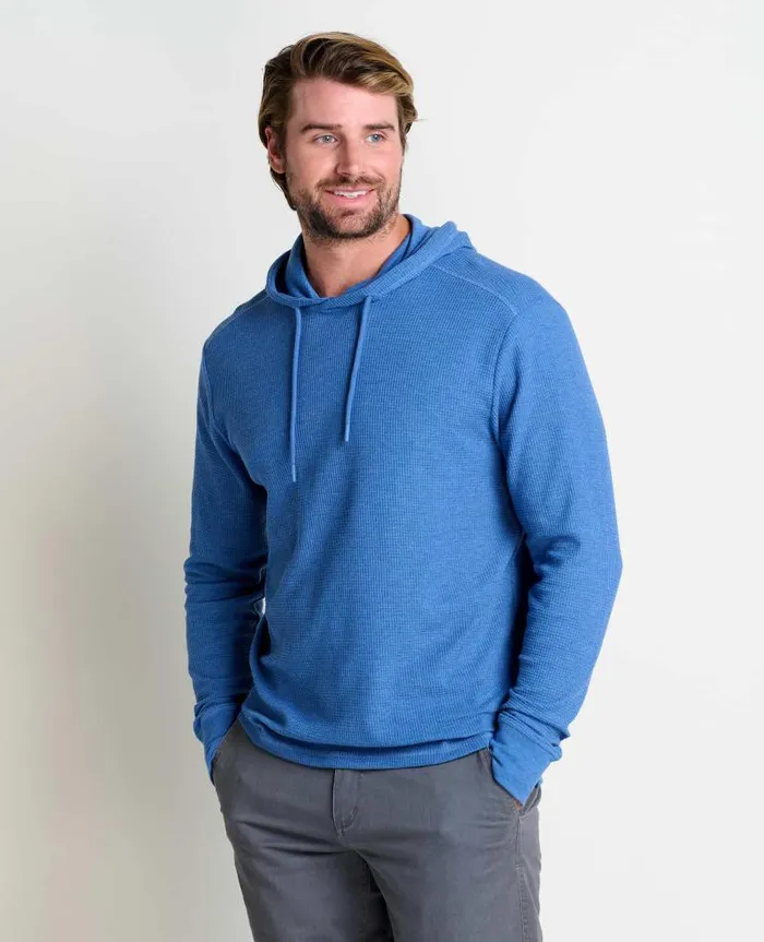 Men Sweaters Jackets and Layers Toad and Co Framer II Long Sleeve Hoodie Cornflower
