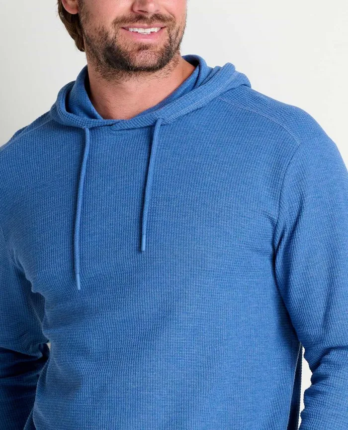 Men Sweaters Jackets and Layers Toad and Co Framer II Long Sleeve Hoodie Cornflower