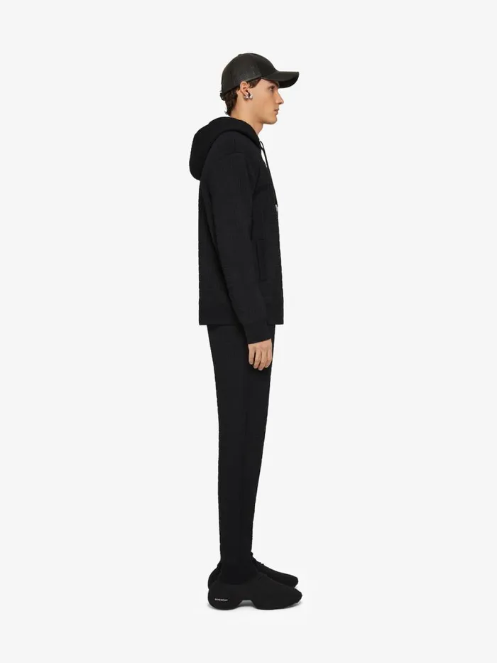 Men Sweatshirts and Hoodies Givenchy Hoodie In 4G Jacquard Black