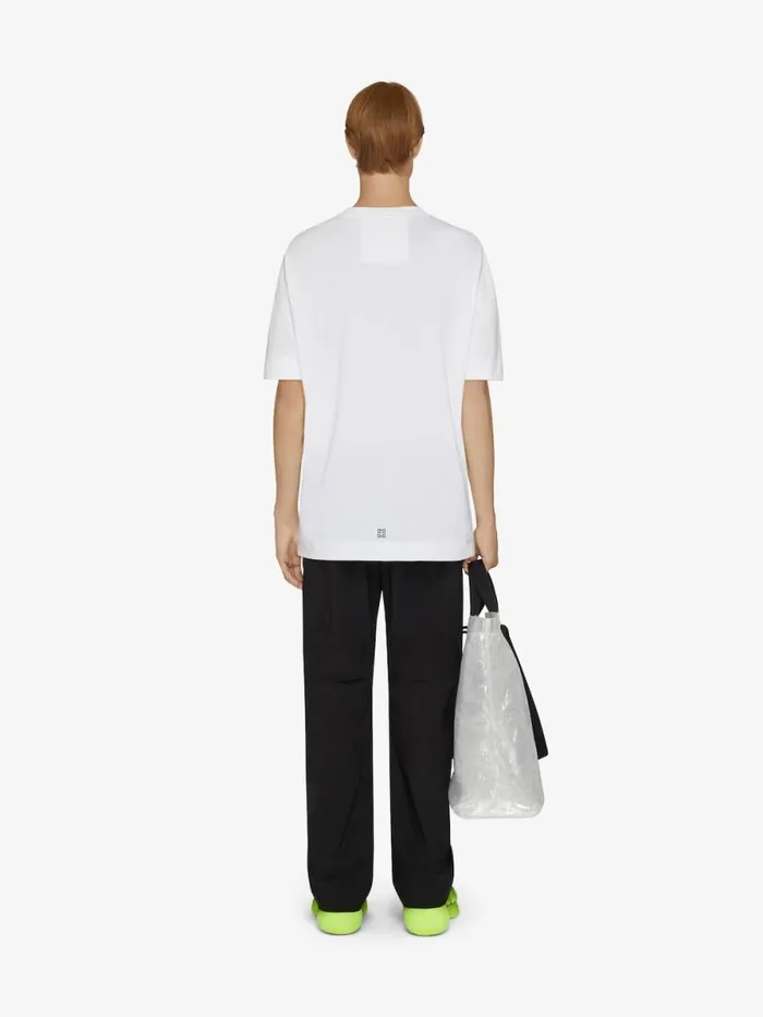 Men TShirts Givenchy GIVENCHY Archetype Oversized Tshirt In Cotton White