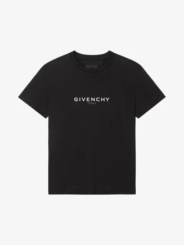 Men TShirts Givenchy GIVENCHY Reverse Oversized Tshirt In Cotton Black