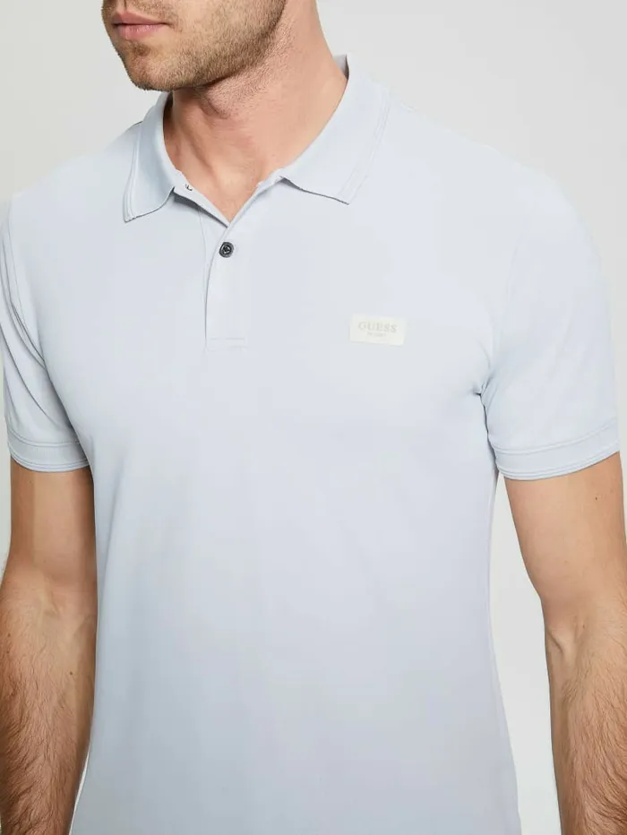 Men TechStretch Polo Soft Grey Shirts GUESS