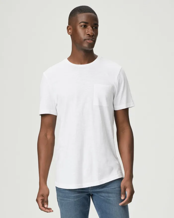 Men Tees PAIGE Kenneth Crew 8211 Fresh White