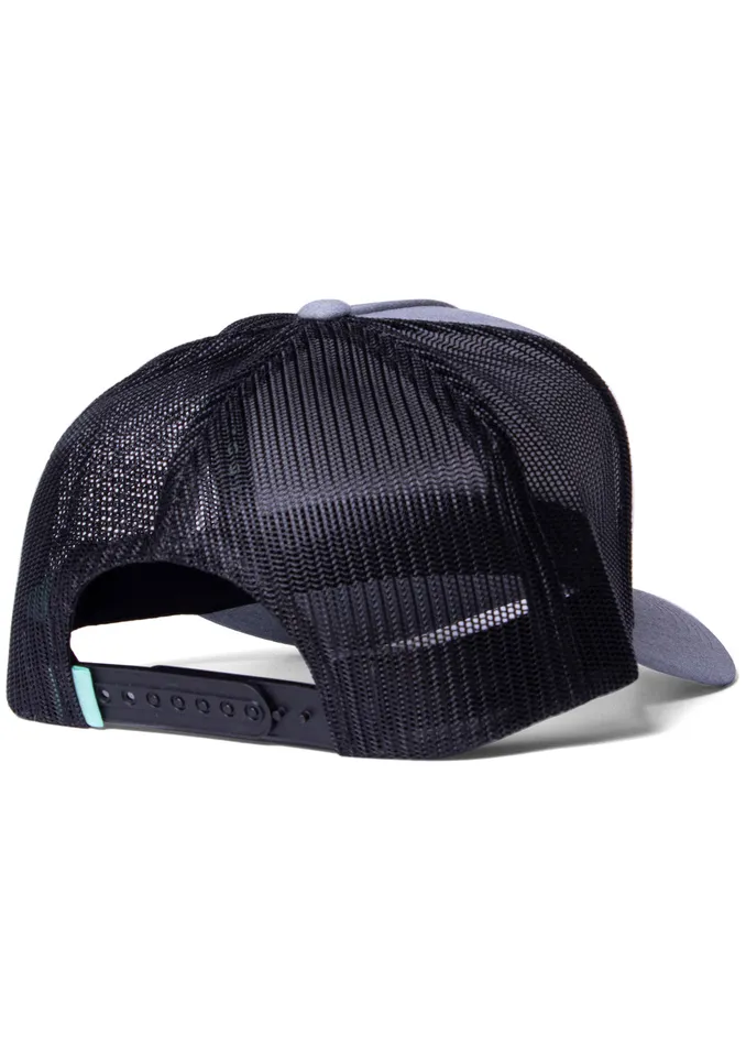 Men Vissla Solid Sets Eco Trucker Hat Grey Heather Hats Men Vissla Solid Sets Eco Trucker Hat Grey Heather Hats