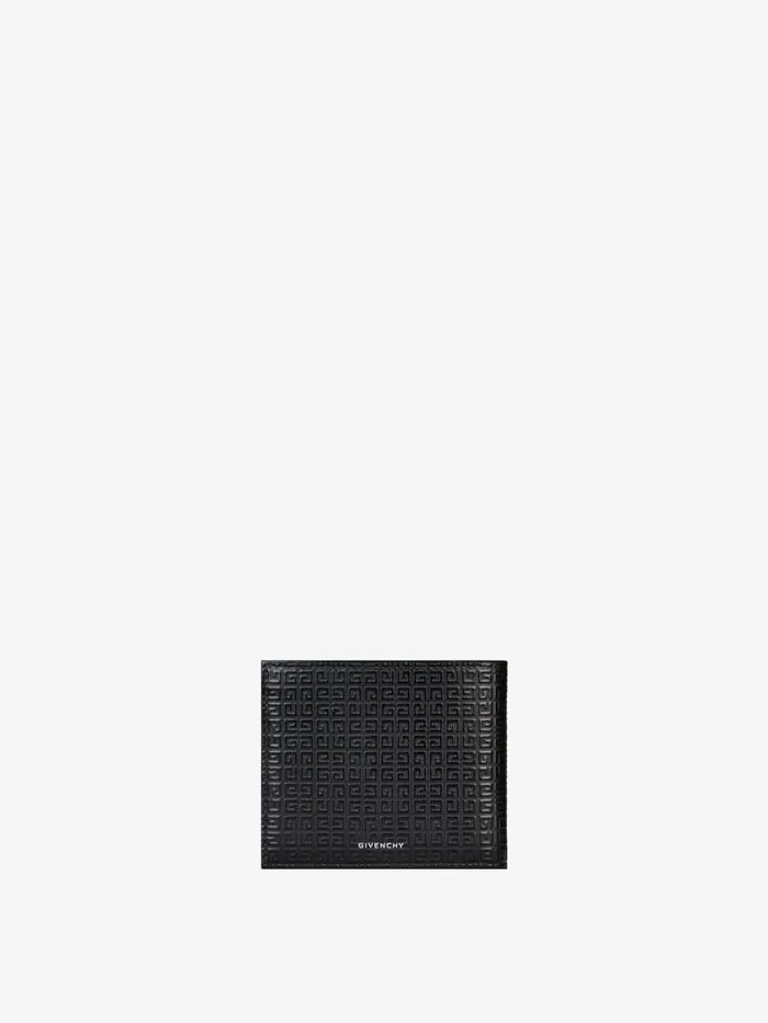 Men Wallets and Card Holders Givenchy GIVENCHY Wallet In 4G Micro Leather Blackgreen Men Wallets and Card Holders Givenchy GIVENCHY Wallet In 4G Micro Leather Blackgreen