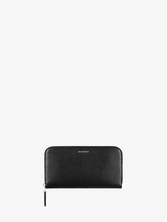 Men Wallets and Card Holders Givenchy Zipped Wallet In 4G Classic Leather Black Men Wallets and Card Holders Givenchy Zipped Wallet In 4G Classic Leather Black