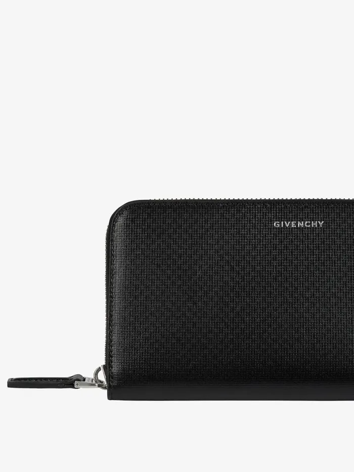 Men Wallets and Card Holders Givenchy Zipped Wallet In 4G Classic Leather Black Men Wallets and Card Holders Givenchy Zipped Wallet In 4G Classic Leather Black