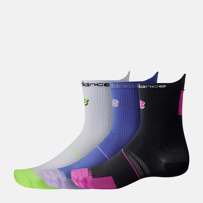 MenWomen Running Accelerate Midcalf Tab 3 Pack ASSORTED COLORS 2 Socks New Balance MenWomen Running Accelerate Midcalf Tab 3 Pack ASSORTED COLORS 2 Socks New Balance
