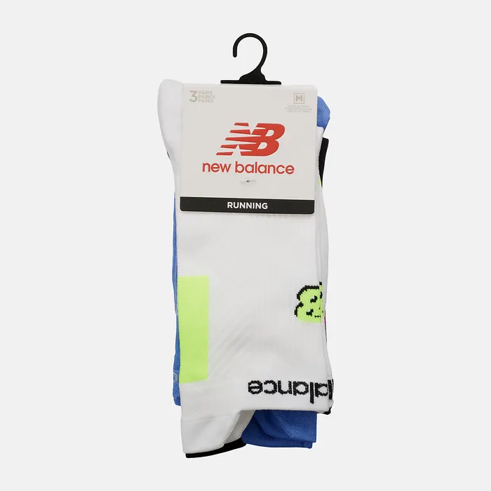 MenWomen Running Accelerate Midcalf Tab 3 Pack ASSORTED COLORS 2 Socks New Balance MenWomen Running Accelerate Midcalf Tab 3 Pack ASSORTED COLORS 2 Socks New Balance