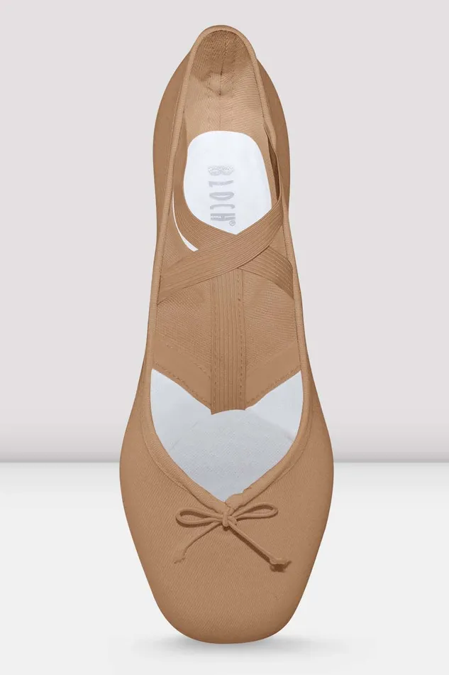 Mens Adult Bloch Mens Perfectus Canvas Ballet Shoes Sand Canvas