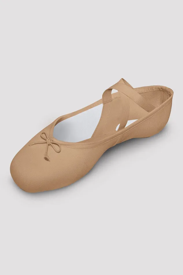 Mens Adult Bloch Mens Perfectus Canvas Ballet Shoes Sand Canvas