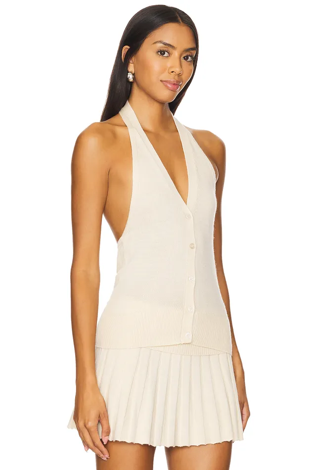 Milana Vest Cream Women Lovers and Friends Tops Milana Vest Cream Women Lovers and Friends Tops