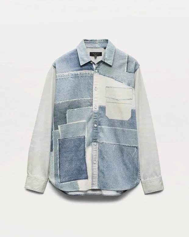 Miramar CPO Shirt Patchwork PrintPatina WomenMen SunglassesShirts rag and bone